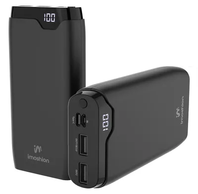 Produktbild von imoshion Powerbank - 20.000 mAh - Schnelles Aufladen und Power Delivery - Schwarz