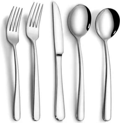 Produktbild von Famanu Besteckset 30-teilig Edelstahl - für 6 Personen