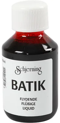 Image de peinture textile batik 100 ml orange