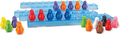 Immagine prodotto di Risorse didattiche Gioco matematico Pinguini sul ghiaccio - Giocattolo educativo