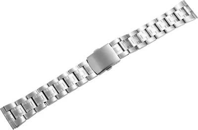 Produktbild von Edelstahl-Uhrenarmband, silberfarben, 18 mm - 22 mm