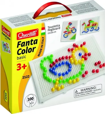 Productafbeelding van Quercetti Fantacolor Basic, 3 rok/roken, Meerkleurig