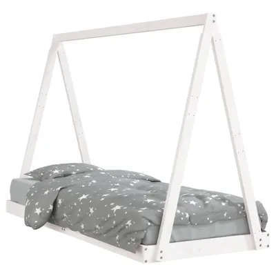 Produktbild von vidaXL Kinderbett Weiß 80x200 cm Massivholz Kiefer