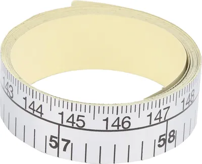 Image de Ruban de mesure adhésif double échelon coudre règle flexible tailleur mesure souple pour le tableau