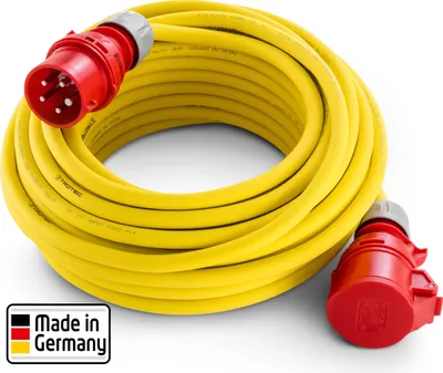 Produktbild von TROTEC Profi-Verlängerungskabel 20 m / 400 V / 6 mm² (CEE 32 A) -  Germany