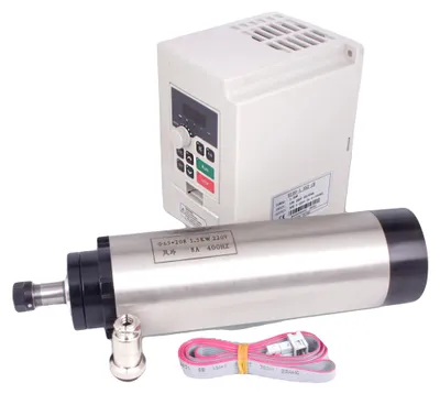 Produktbild von CNC-Spindelmotor, 24000 U/min, luftgekühltes Design, Mit VFD