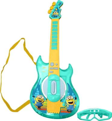 Image de Minioni Guitare électronique lumineuse avec microphone en forme de lunettes
