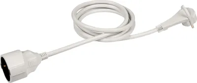 Produktbild von Meister Schutzkontakt-Verlängerung 2 m Kabel weiß IP20 Innenbereich