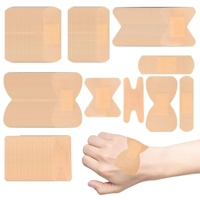 Image de 220 pièces de pansements élastiques pour les doigts