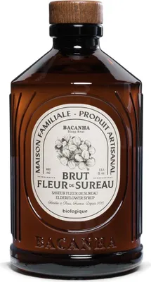 Produktbild von Bacanha Sirop: -Holunderblüten-Sirup – 400 ml, französisches -Produkt