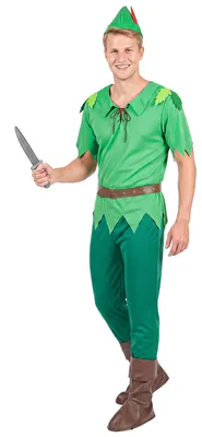 Imagen del producto de Disfraces para niños: Traje de cazador "Waidmann", color verde y marrón - Talla L