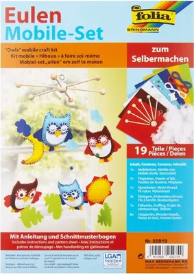 Obrázek produktu pro folia mobilní set "Sovy" 19 kusů
