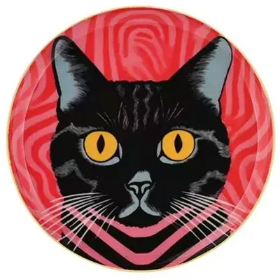 Produktbild von Gift Company Dekotablett Love Trays Katze (12,7cm)