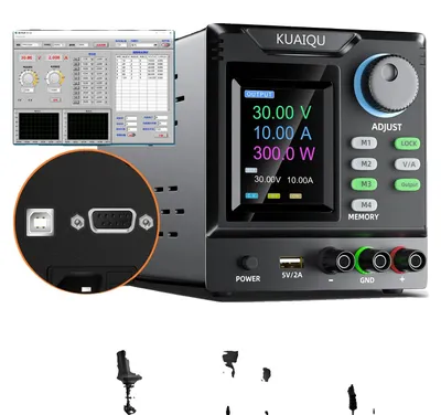 Obrázek produktu pro Stejnosměrný napájecí zdroj, programovatelný, připojení přes USB, SPPS-D 30 V 10 A