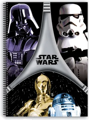 Produktbild von Star Wars Notizbuch A4 Darth Vader