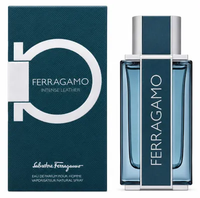 Produktbild von Salvatore Ferragamo Ferragamo Intense Leather, Männer, 50 ml, Leathery Aromatic Salty, ALCOHOL DENAT. (SD ALCOHOL 39-C), PARFUM (FRAGRANCE), AQUA (WATER), ETHYLHEXYL METHOXYCINNAMATE,..., 1 Stück(e), KI-generiertes Bild
