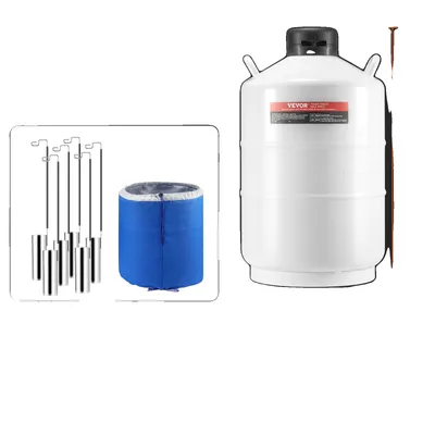 Obrázek produktu pro Nádrž na kapalný dusík VEVOR, objem 30 l, odolná hliníková slitina, všestranné použití, 20 l