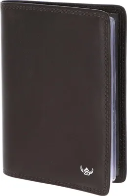 Produktbild von Golden Head Leder Ausweisetui Polo RFID Protect Ausweishülle 4408 Dunkelbraun