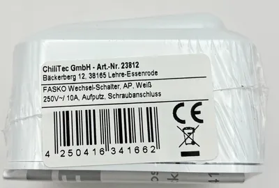 Produktbild von FASKO Wechsel-Schalter, AP, Weiß