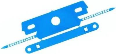 Produktbild von Abhefter + Deckschiene VE=100 Stück blau