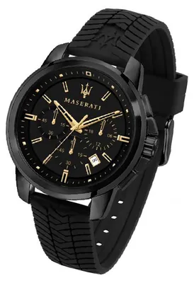 Immagine prodotto di Orologio da polso da uomo Maserati SUCCESSO, cronografo, acciaio inossidabile, colore nero, modello D3UMAR8871621011