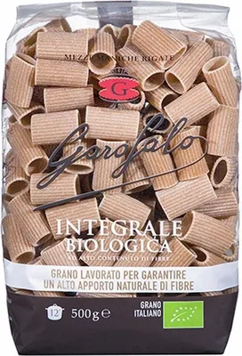 Obrázek produktu pro Garofalo Integrale Mezze Maniche Rigate500 g celozrnné těstoviny