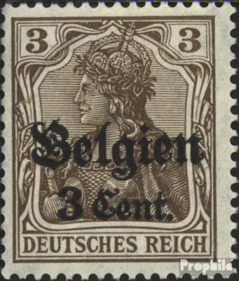 Produktbild von Briefmarken Dt. Landespost in Belgien 1916 Mi 11 gestempelt Germania
