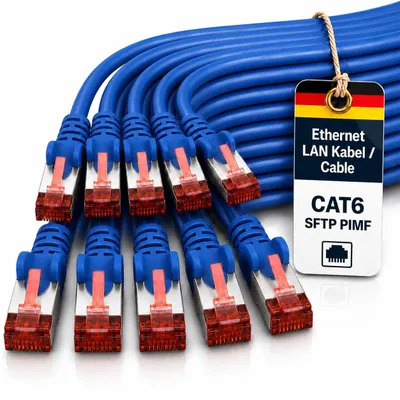 Produktbild von 1Attack 1M Cat6 S/Ftp, 1M, Cat6, S/Ftp (S-Stp)