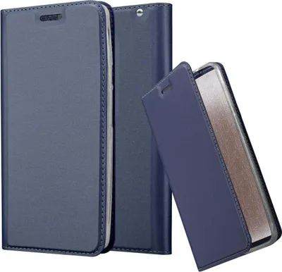Obrázok produktu pre Cadorabo puzdro na mobilný telefón pre Motorola MOTO X PLAY ochranné puzdro v modrej farbe Cover Etui Book Case Booklet