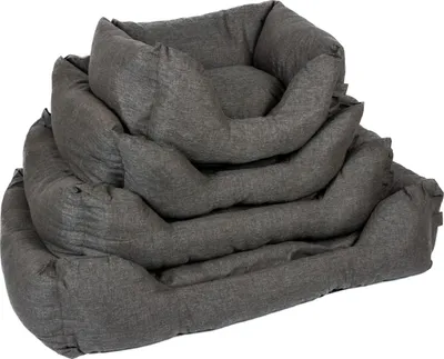 Produktbild von Duvo+ Hundebett Textura Eco rechteckig dunkelbraun, Größe: L