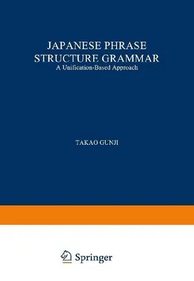 Produktbild von Japanese Phrase Structure Grammar