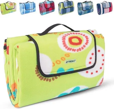 Productafbeelding van Groot, waterdicht picknickkleed, 200 x 200 cm | Ideaal voor kamperen, het strand en andere outdooractiviteiten