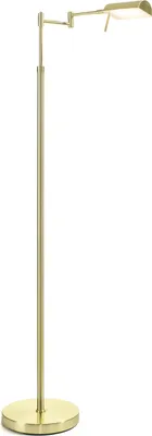 Produktbild von casa NOVA Stehleuchte TROY H 146 cm gold Stehlampe Leseleuchte