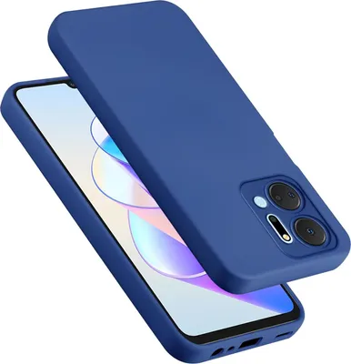 Obrázek produktu pro Cadorabo pouzdro pro Honor x7a kryt silikonový kryt mobilního telefonu pouzdro z tekutého silikonu, odolné proti poškrábání a nárazům ochranný kryt pro Honor x7a
