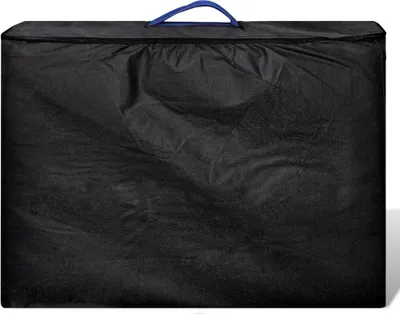 Immagine prodotto di Lettino da massaggio con struttura in legno, pieghevole a 3 zone blu