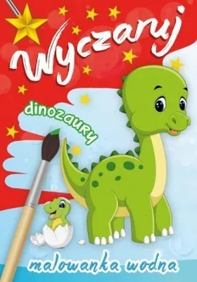 Immagine prodotto di Zaubere Dinosaurier Wasser Malvorlage mit Wasser gemalt