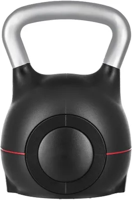 Produktbild von Verstellbare Kettlebell mit 7 Gewichtseinstellungen (1,5/3/4,5/6/7,5/9/10 kg) – Besteht aus robustem ABS-Material und Aluminiumguss – Ideal für Krafttraining der Griffmuskulatur und für Cross-Training