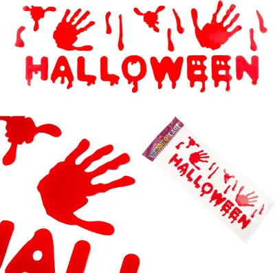 Image de Panneau décoratif d'Halloween - rouge