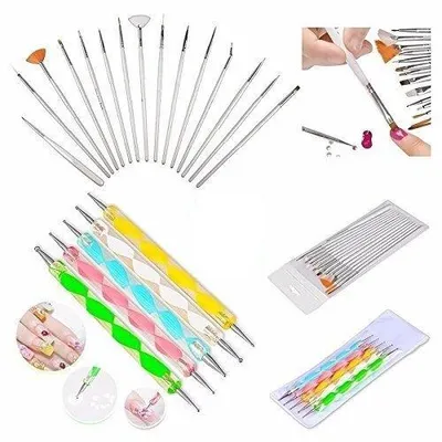 Zdjęcie produktu dla Pędzle do paznokci zestaw manicure pedicure narzędzia zdobienia