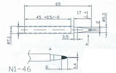 Image de Hq Solder/Tip4 Pointe de remplacement pour Solder20/30