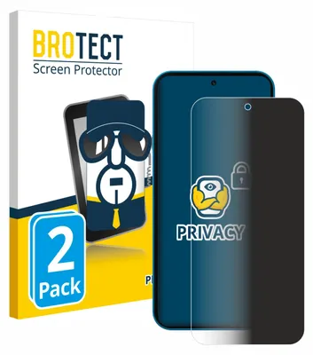 Produktbild von 2x BROTECT Sichtschutzfolie für Nothing Phone (4a) Anti-Spy Privacy Sichtschutz Blickschutz Folie Blaulicht-Schutz