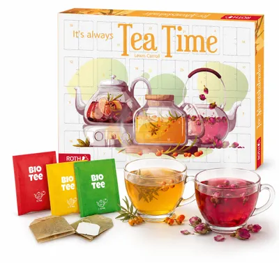 Produktbild von ROTH Bio-Tee-Adventskalender – 24 Bio-Teesorten für die Adventszeit – Geschenk für Teeliebhaber, ohne Schokolade