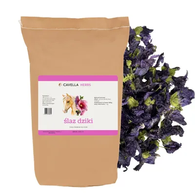 Zdjęcie produktu dla Cavella Kwiat ślazu dla koni, suszony - 0,5 kg