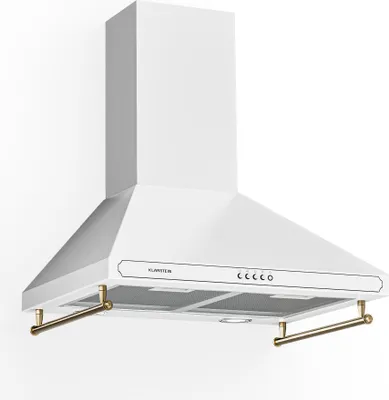 Image de Klarstein Hotte Aspirante 60cm, Hottes de Cuisine avec Filtre de Hotte en Aluminium, Débit d'Air Puissant de 645m³/h, Eclairage LED, Extracteur d'Air Silencieux, Hotte Efficace avec Evacuation