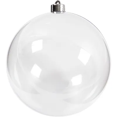 Produktbild von Creativ Company 52119, Kugel-Weihnachtsschmuck, Kunststoff, Transparent, 156 mm, 156 mm, 1 Stück(e)