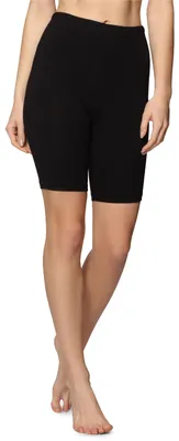 Image de Leggings courts en coton pour femme Bellivalini BLV50-157 (noir, M)