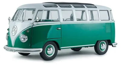 Produktbild von Solido 421186590 VW T1 Samba Bus 1962 grün weiß 1:18