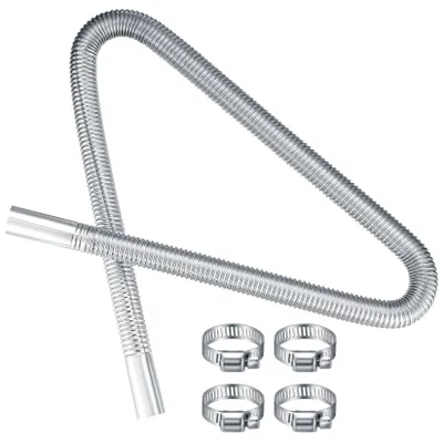 Obrázek produktu pro Topný hadice pro diesel – 120 cm, nerezová ocel, pro topný element do automobilu