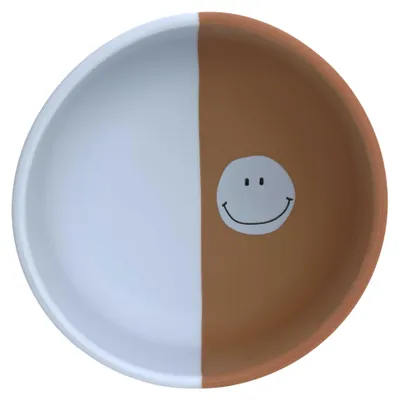 Produktbild von LÄSSIG Baby Silikon Kinderschüssel Happy Rascals Smile Bowl