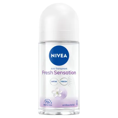 Image de NIVEA - Déodorant Roller - Fresh Sensation - 72 heures anti-transpiration - 50 ml - 1 pièce